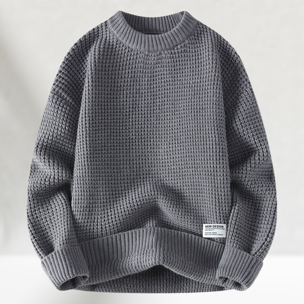 Jesse - Round Neck Knitted Sweater