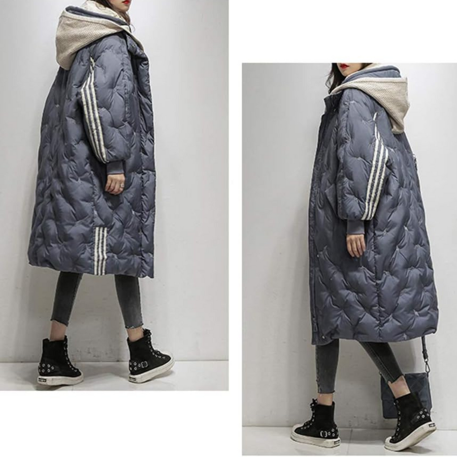 Lesley – Quilted Hooded Coat