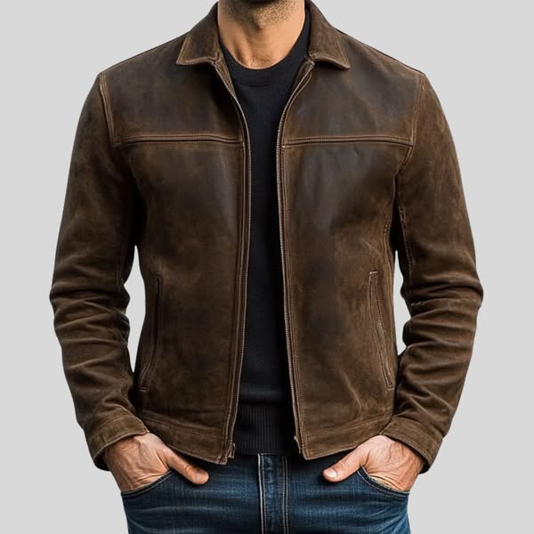 Fynn – Zipper Leather Jacket