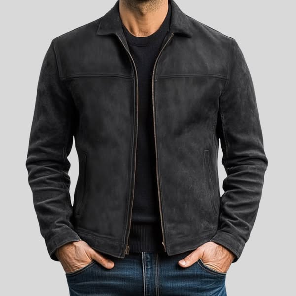 Fynn – Zipper Leather Jacket