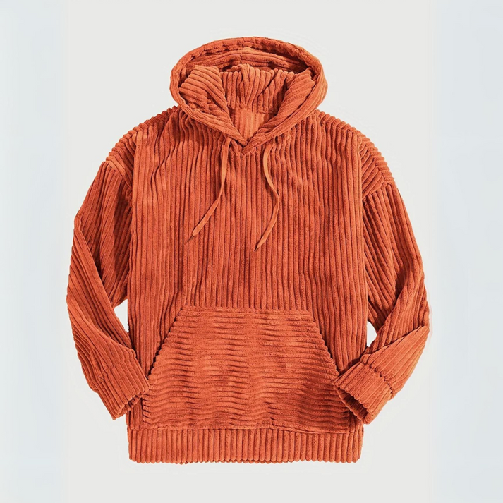 Arndt – Long-Sleeved Corduroy Hoodie