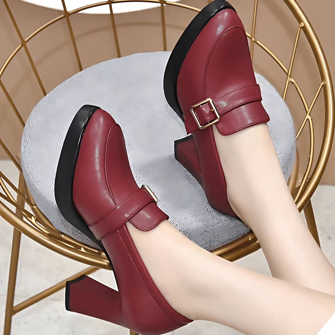 Lueena - Round Toe Pumps