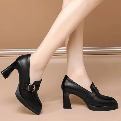 Lueena - Round Toe Pumps