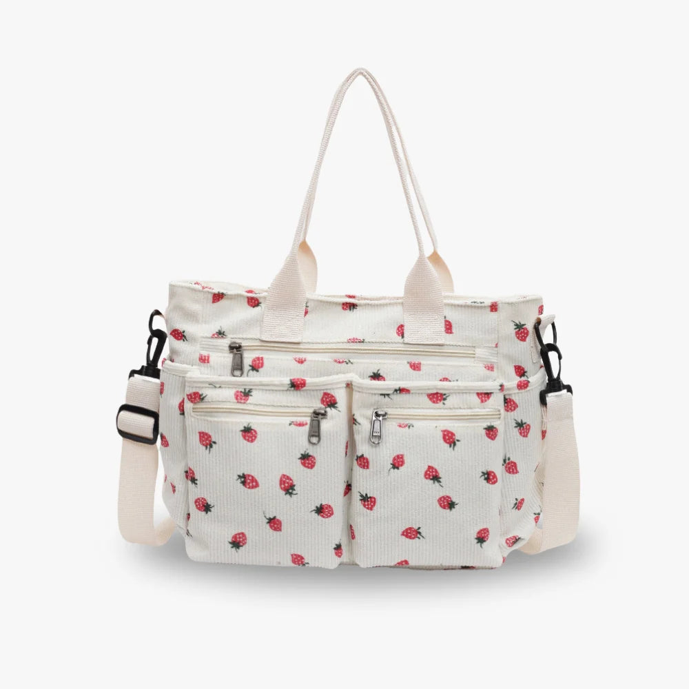 Helja - Strawberry Print Shoulder Bag