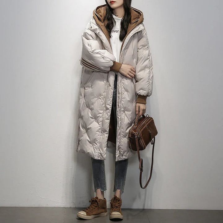 Lesley – Quilted Hooded Coat