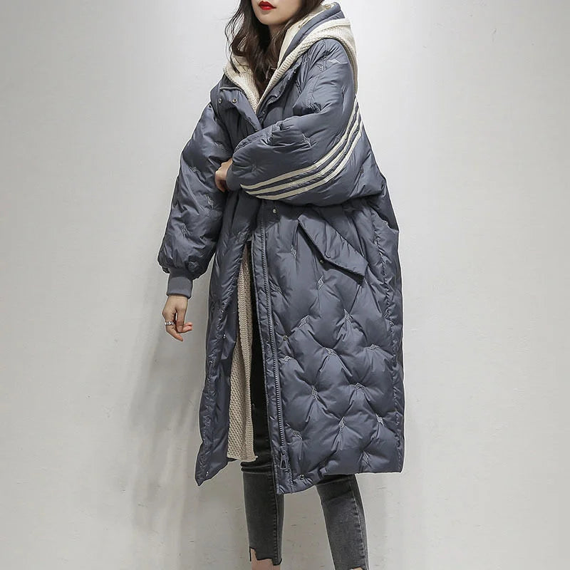 Lesley – Quilted Hooded Coat