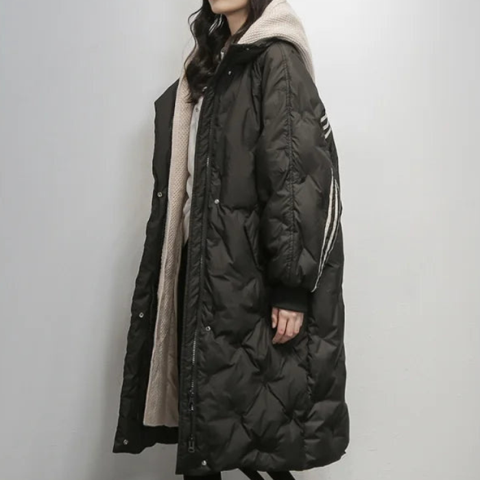 Lesley – Quilted Hooded Coat