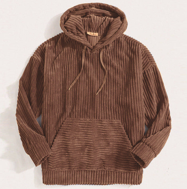 Arndt – Long-Sleeved Corduroy Hoodie
