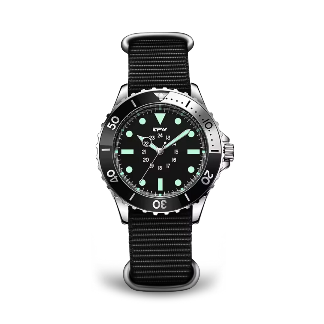 Waterproof Tactical Diver-Style Field Watch