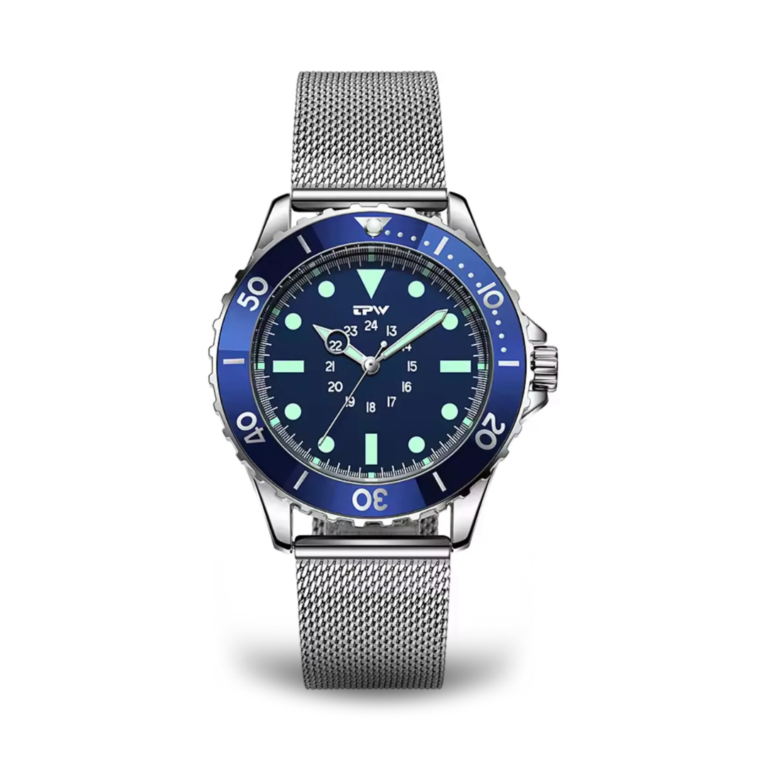 Waterproof Tactical Diver-Style Field Watch