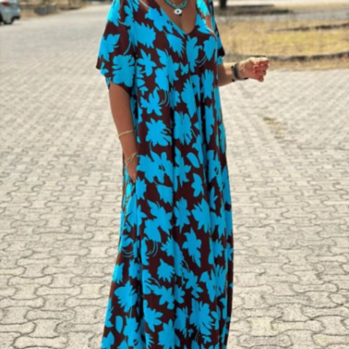 Harriet - V Neck Long Dress