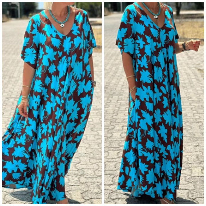 Harriet - V Neck Long Dress