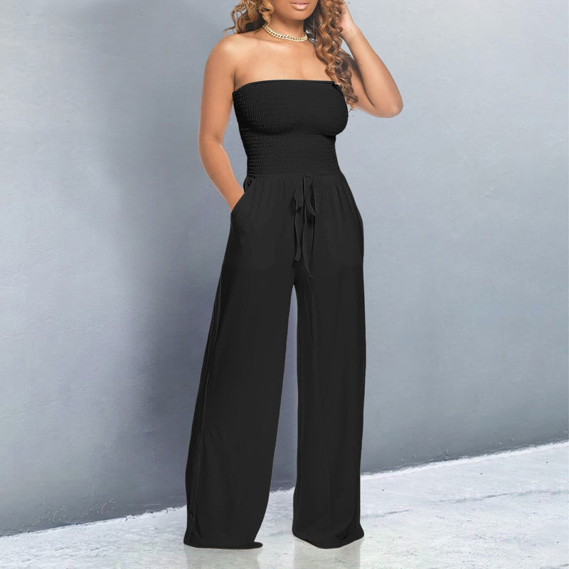 Zeina - Trendy Off-Shoulder Jumpsuit