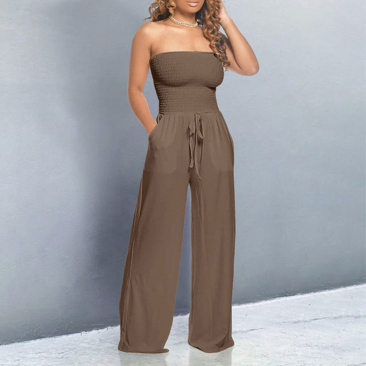 Zeina - Trendy Off-Shoulder Jumpsuit