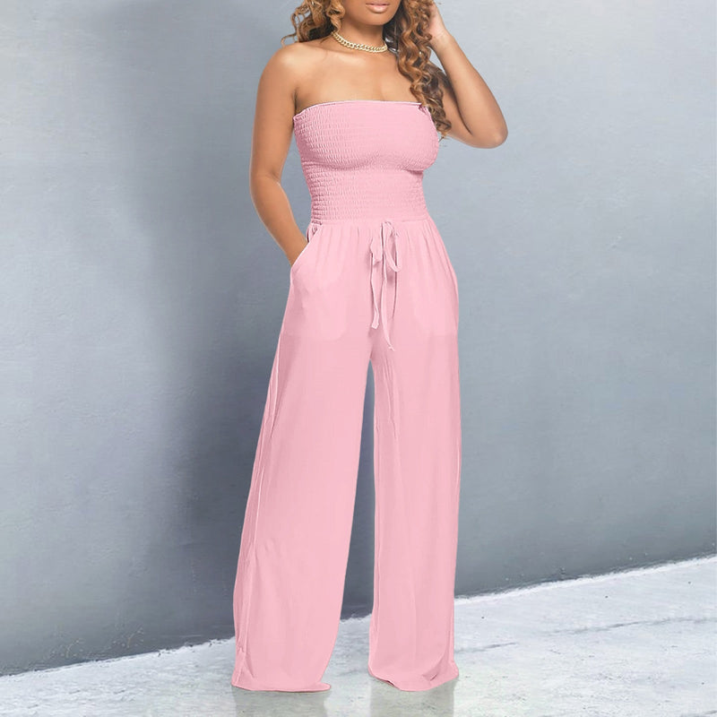 Zeina - Trendy Off-Shoulder Jumpsuit