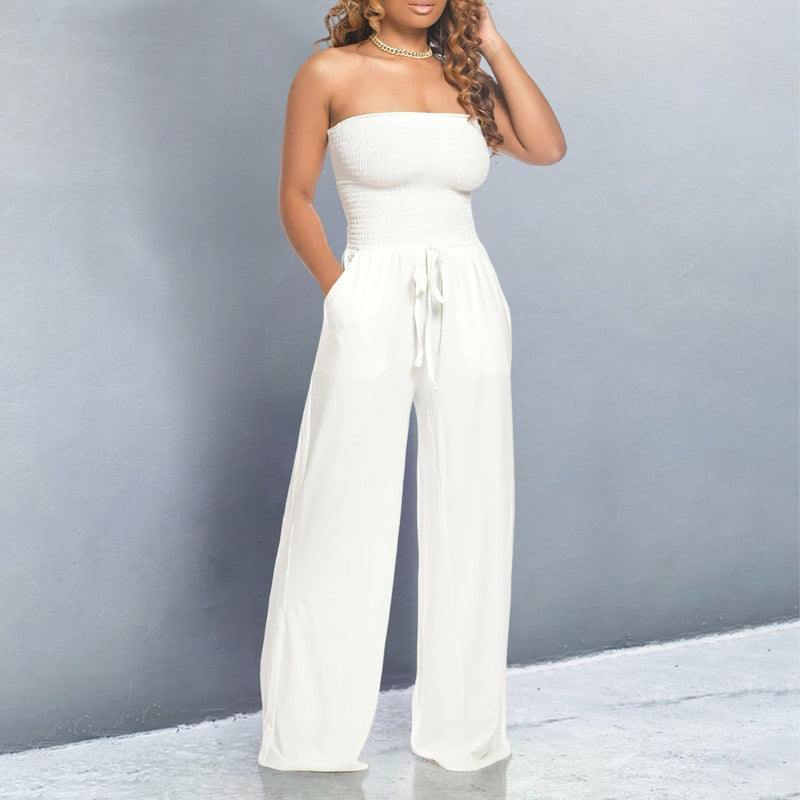 Zeina - Trendy Off-Shoulder Jumpsuit